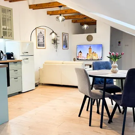 Attic Apartment, Center Of With Private Parking *