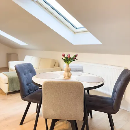 Апартаменти Attic Apartment, Center Of With Private Parking