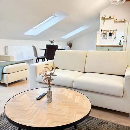 Апартаменти Attic Apartment, Center Of With Private Parking